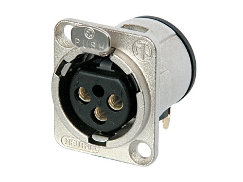 XLR-Steckverbinder der D-Baureihe von Neutrik